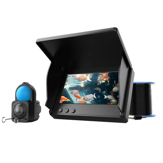 ✅ “4.3” Night Vision Underwater Fishing Camera – HD 1080P Fish Finder with IR LED & 30M Cable”